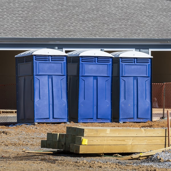 what is the expected delivery and pickup timeframe for the portable toilets in Smithville New Jersey